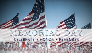 May 25 Memorial Day